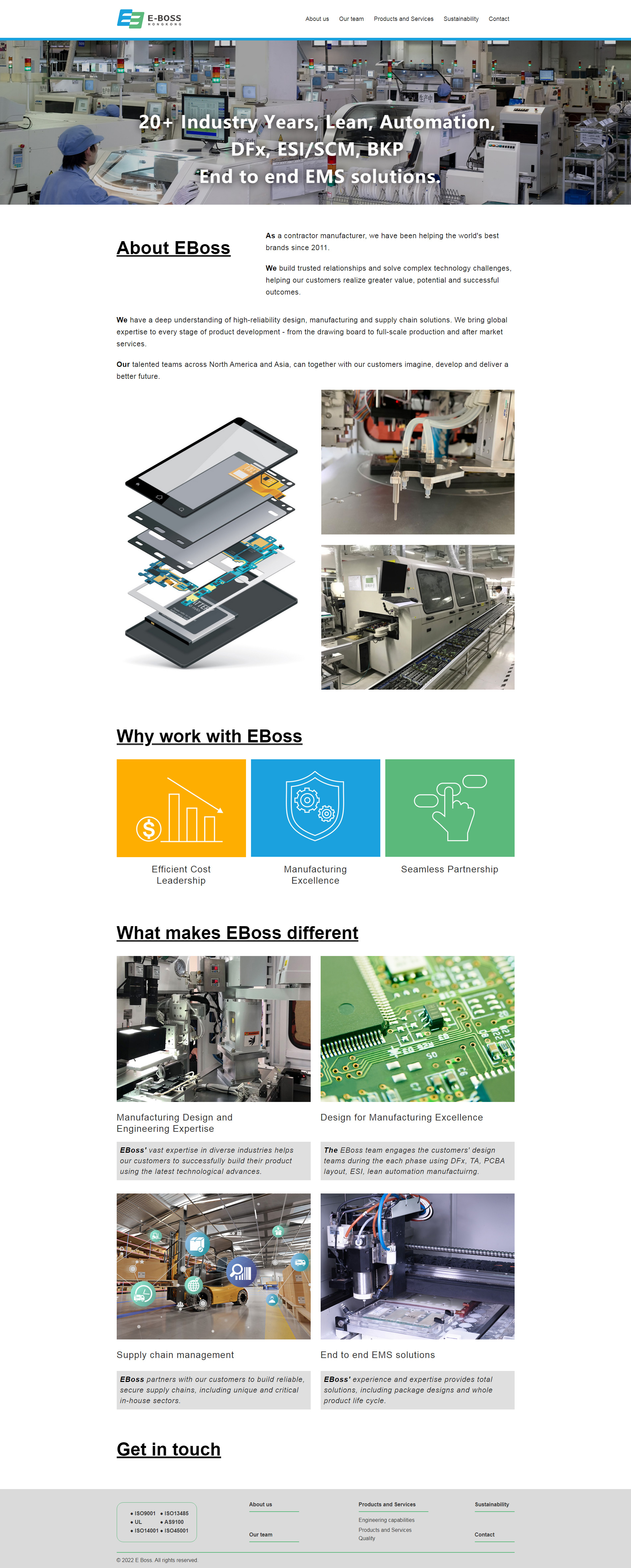 外贸线缆应用行业网站设计效果图